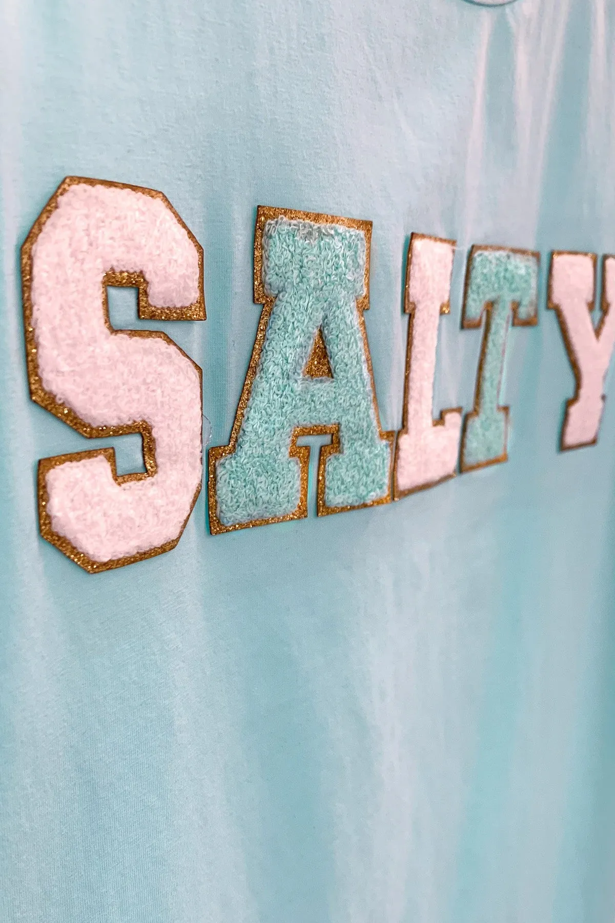 Mom & Me - "Salty" Chenille Patch Tank Top