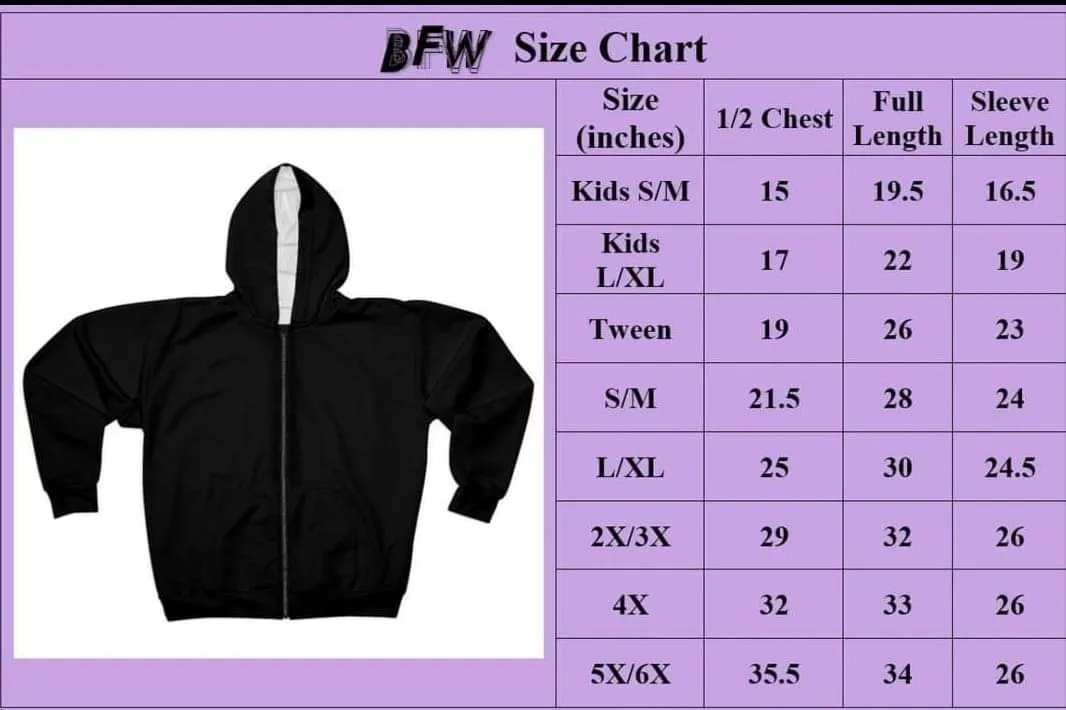 Mushroom galaxy zip up hoodie without sherpa fleece lining