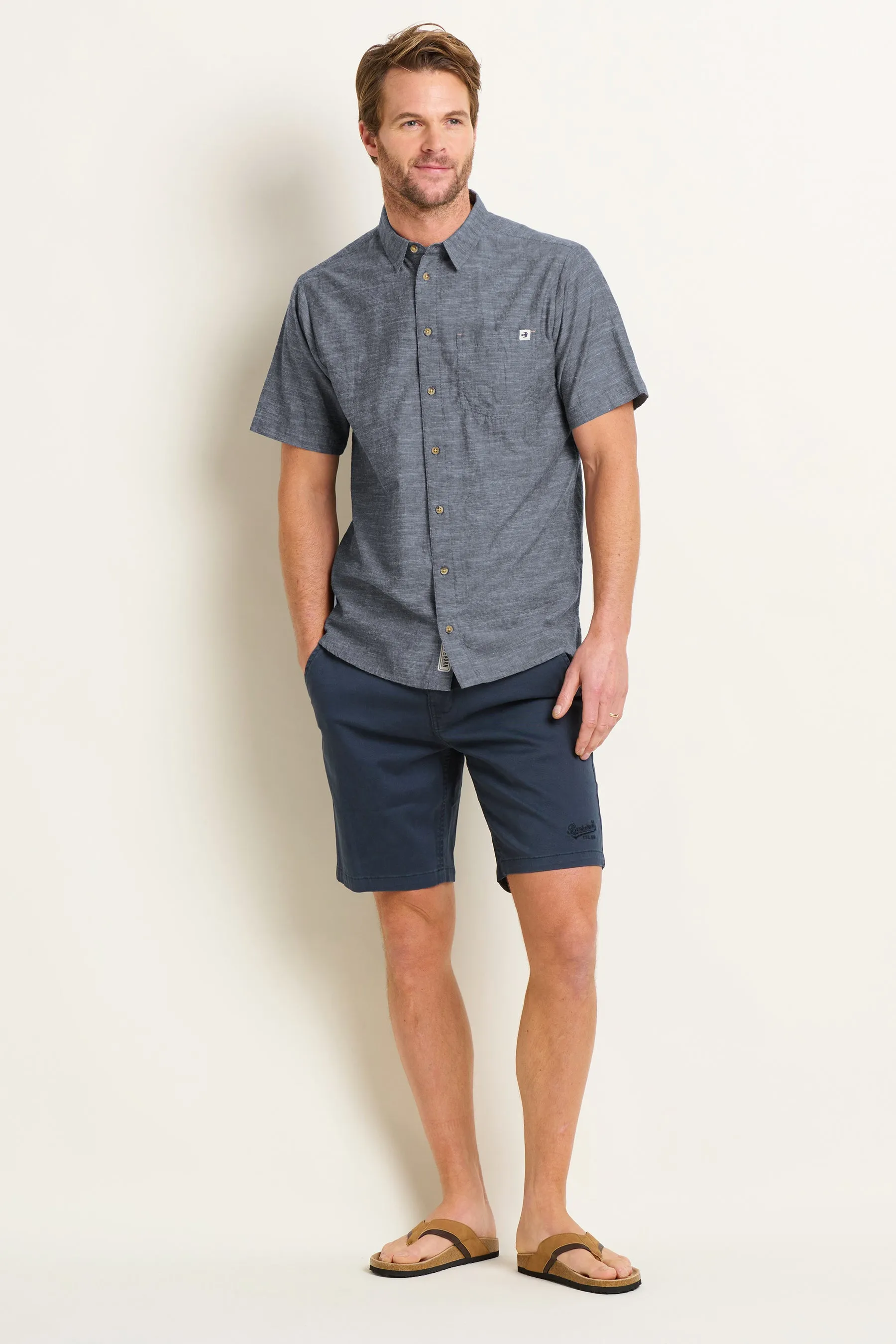 Navy Chino Short