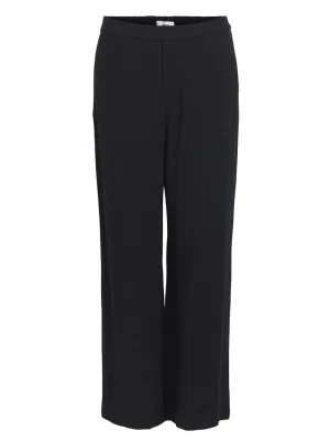 OBJSANNE ALINE WIDE PANT NOOS | BLACK