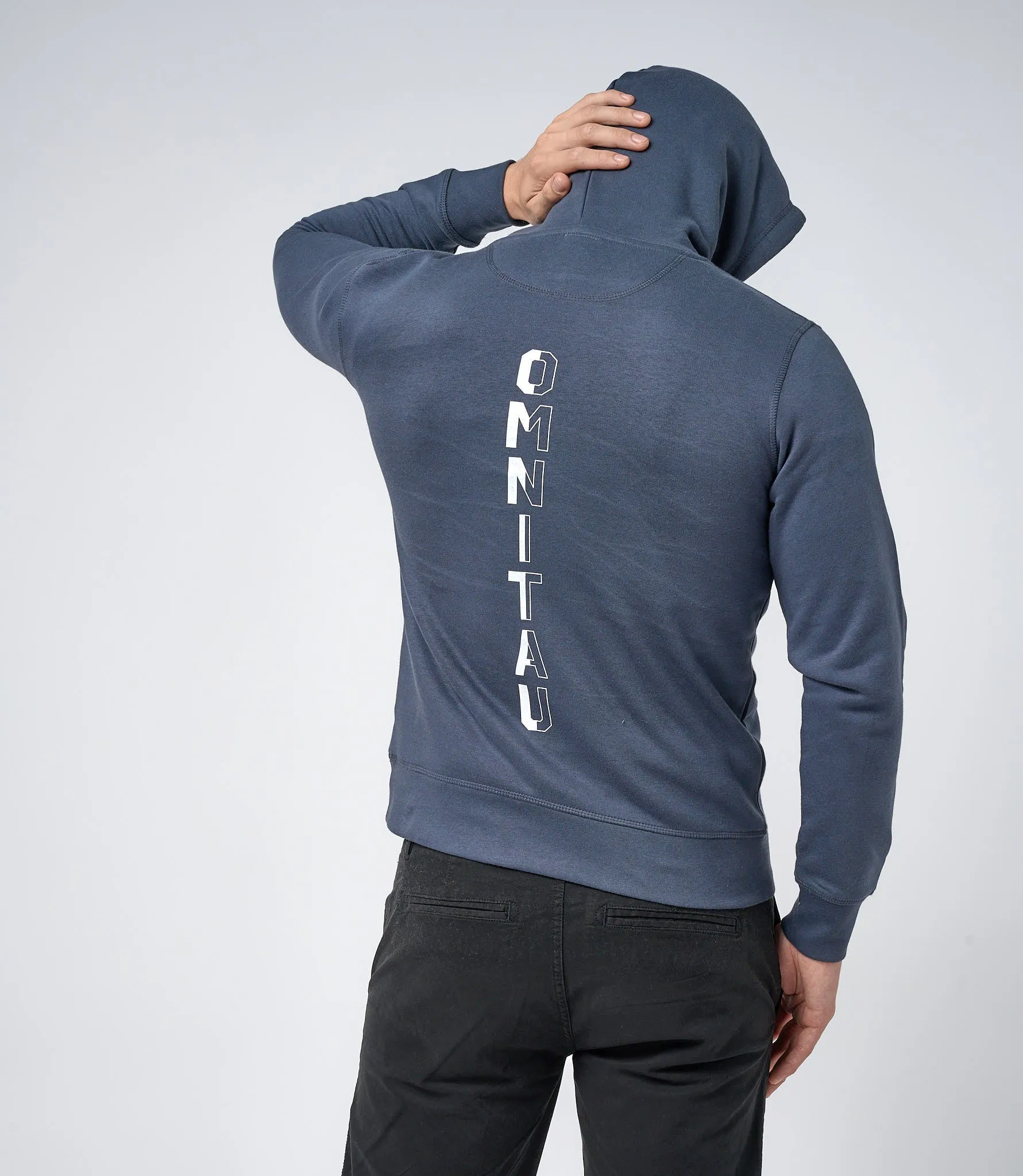 Omnitau Men's Drive Organic Cotton Balance Hoodie - Ink Grey