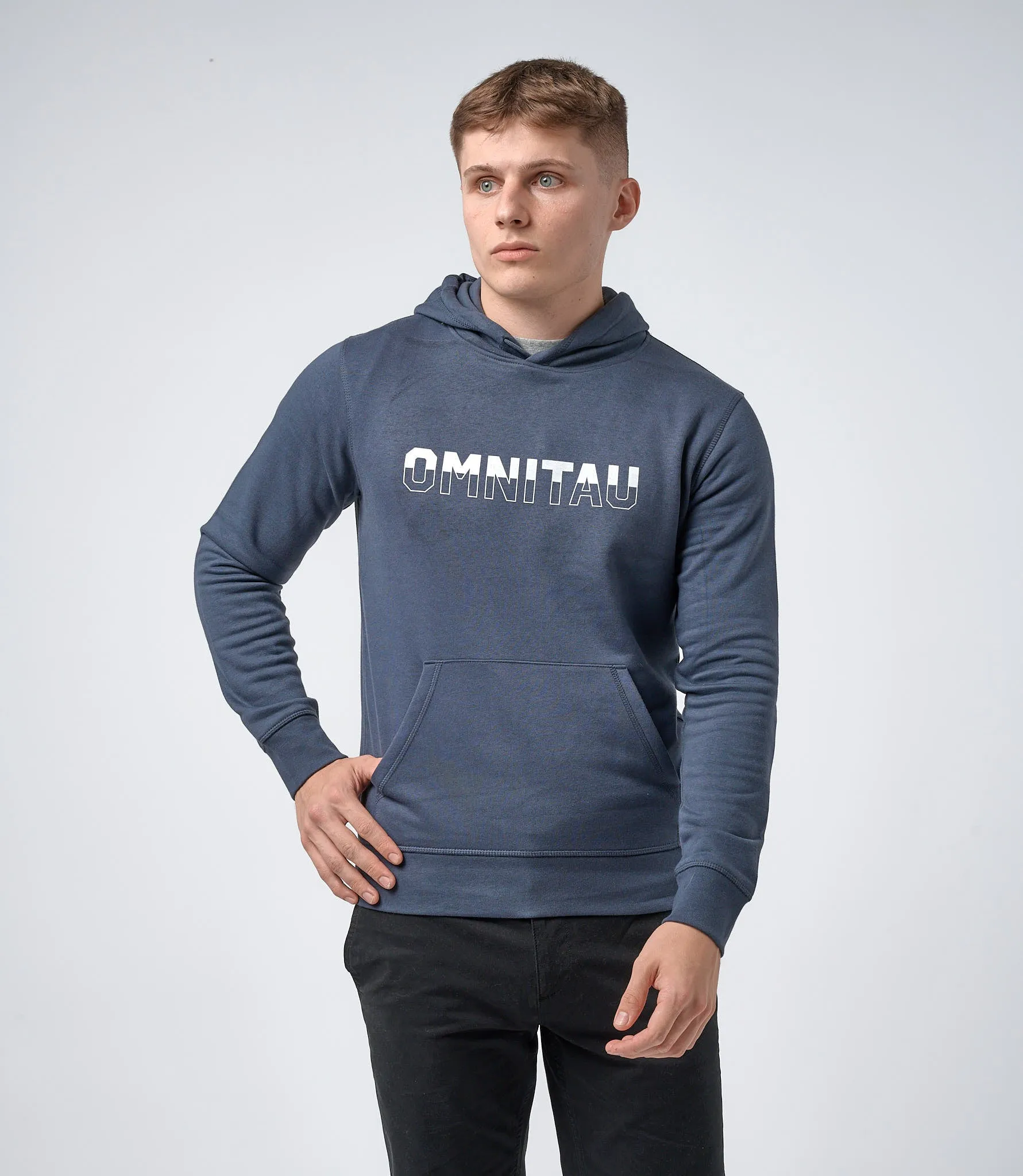 Omnitau Men's Drive Organic Cotton Balance Hoodie - Ink Grey