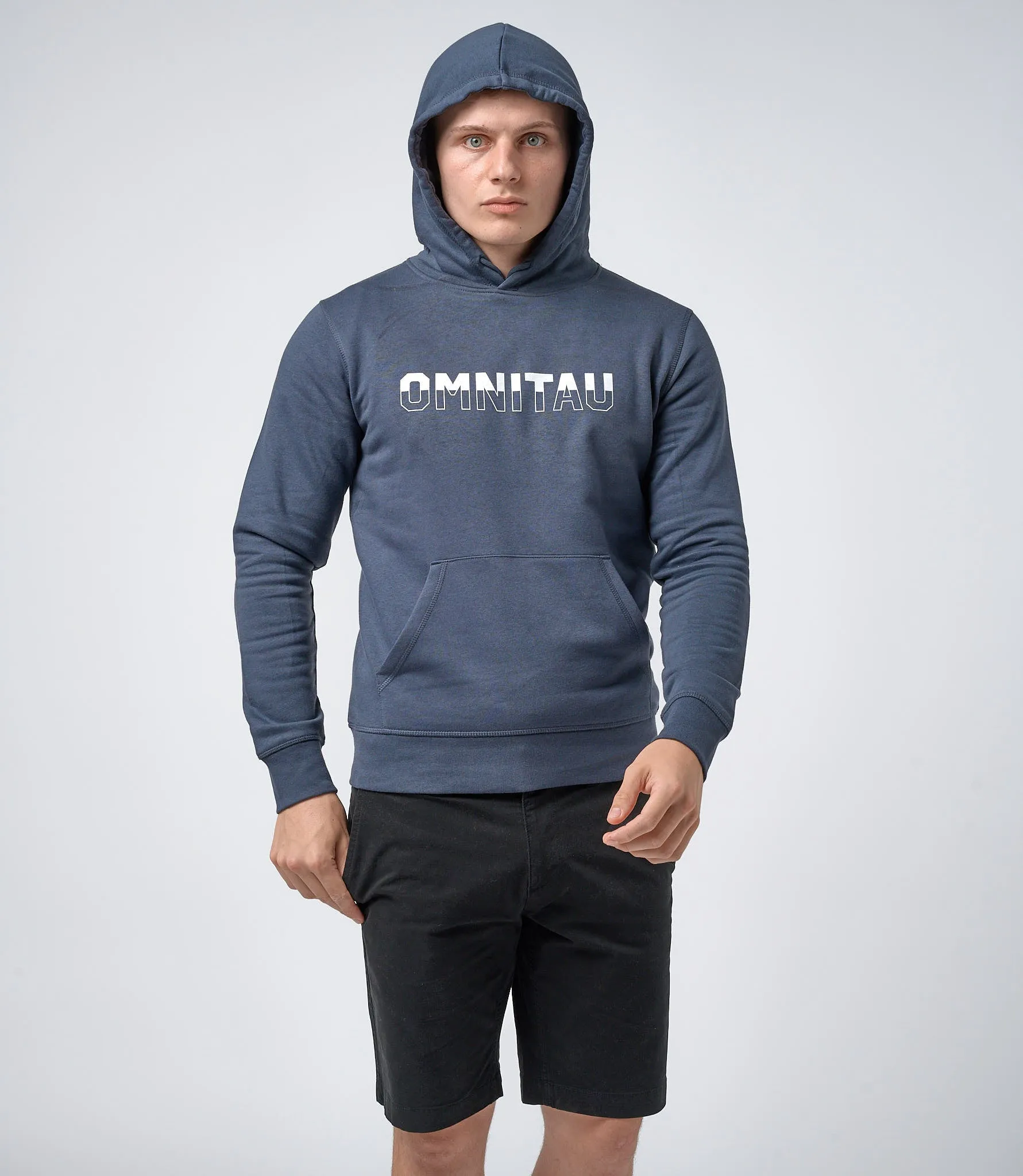 Omnitau Men's Drive Organic Cotton Balance Hoodie - Ink Grey