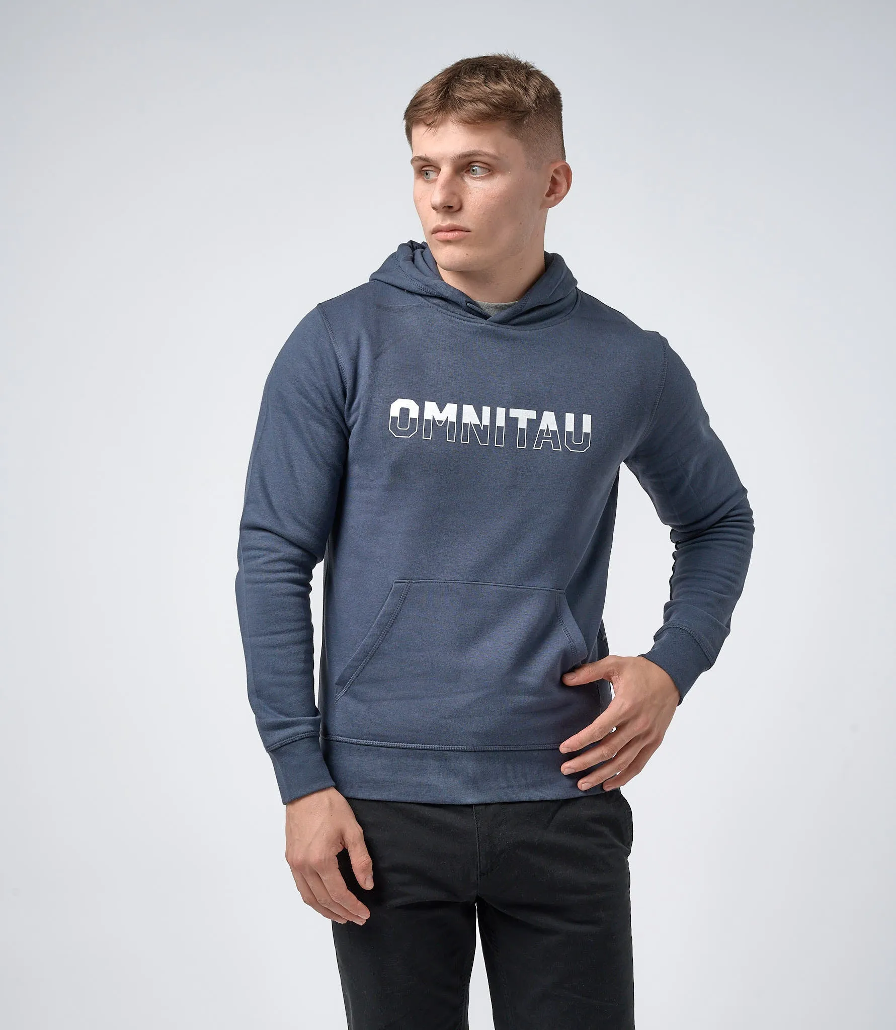 Omnitau Men's Drive Organic Cotton Balance Hoodie - Ink Grey