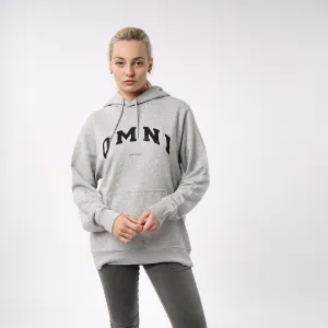 Omnitau Women's Prepster Organic Cotton Hoodie - Heather Grey