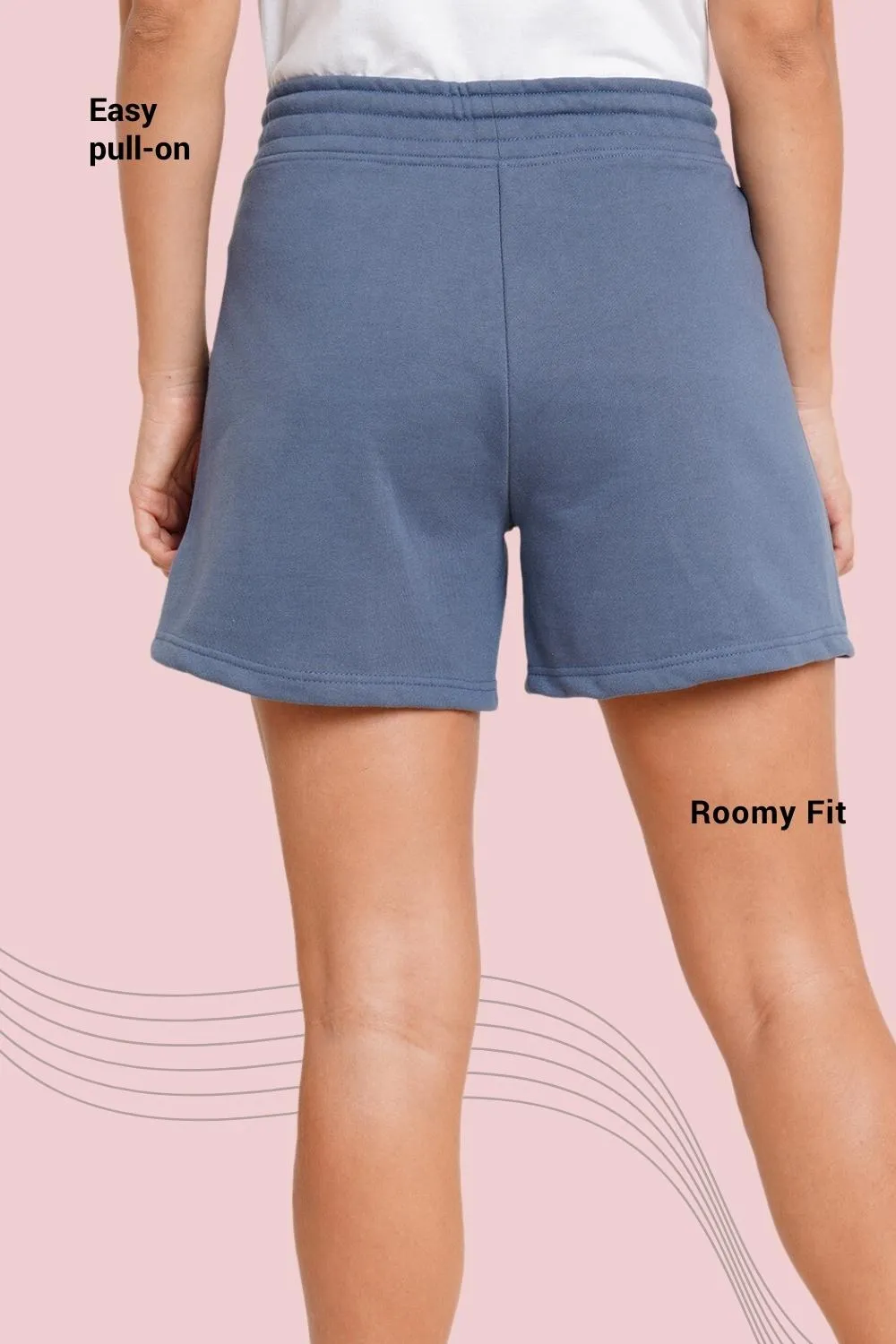 Organic Cotton shorts_ISL035-Greyish Blue