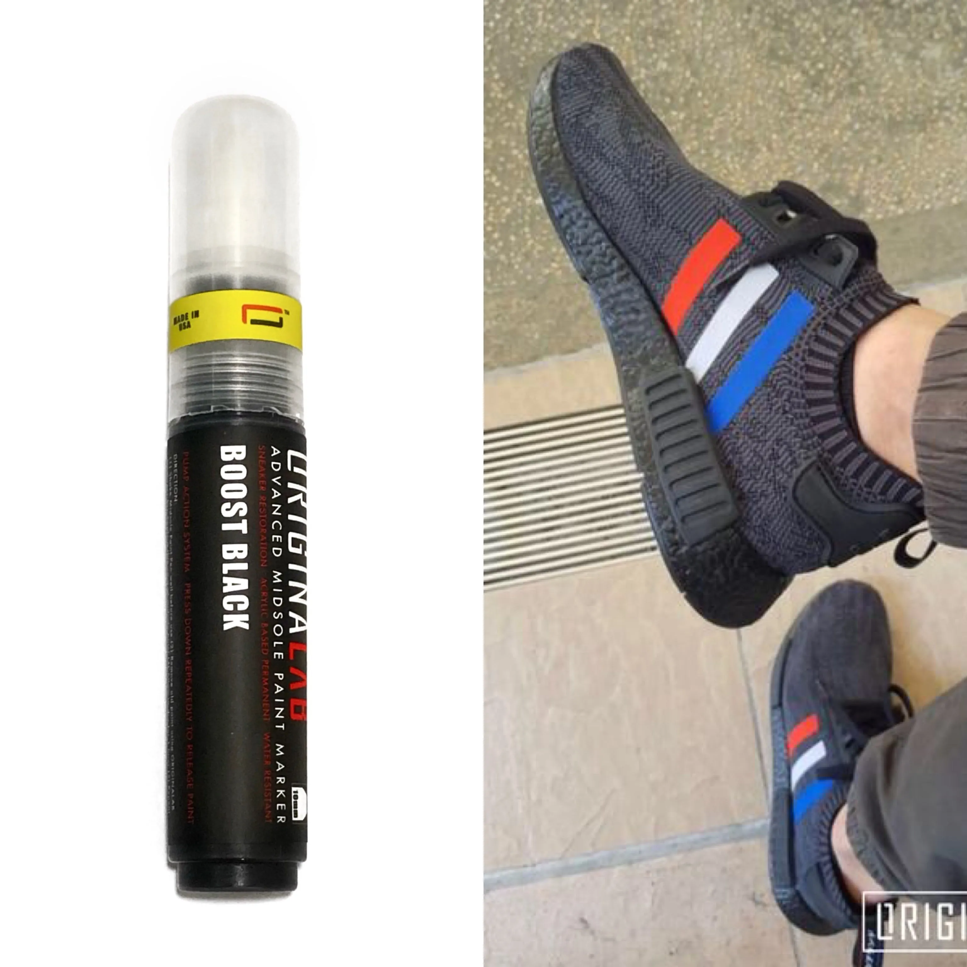 ORIGINALAB Midsole Marker Kit Boost Black   Paint Protector