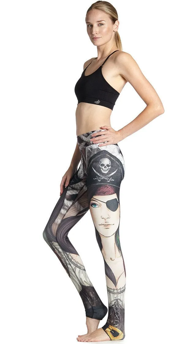 Pirate - Full Length Triathlon Leggings - CUSTOM ORDER