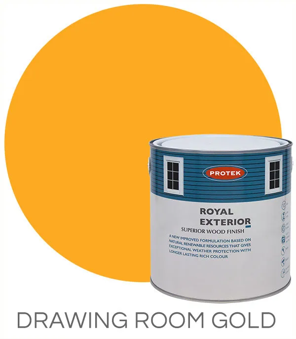 Protek Royal Exterior Wood Finish in Drawing Room Gold