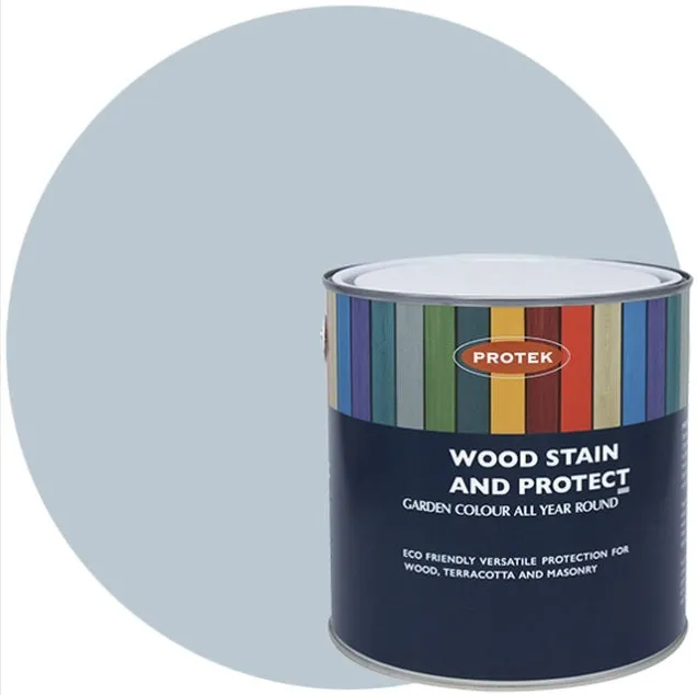 Protek Wood Stain & Protect 2.5L Sky Grey Blue