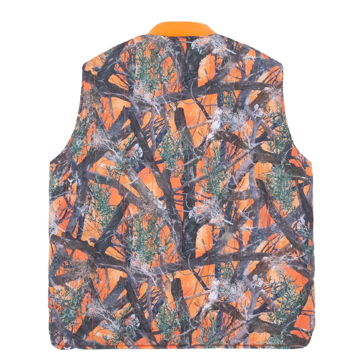 QUILTED REVERSIBLE CAMO VEST