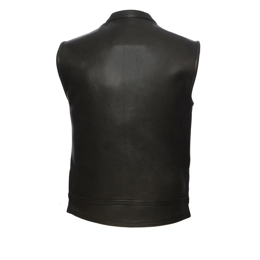 Rampage - Men's Motorcycle Leather Vest