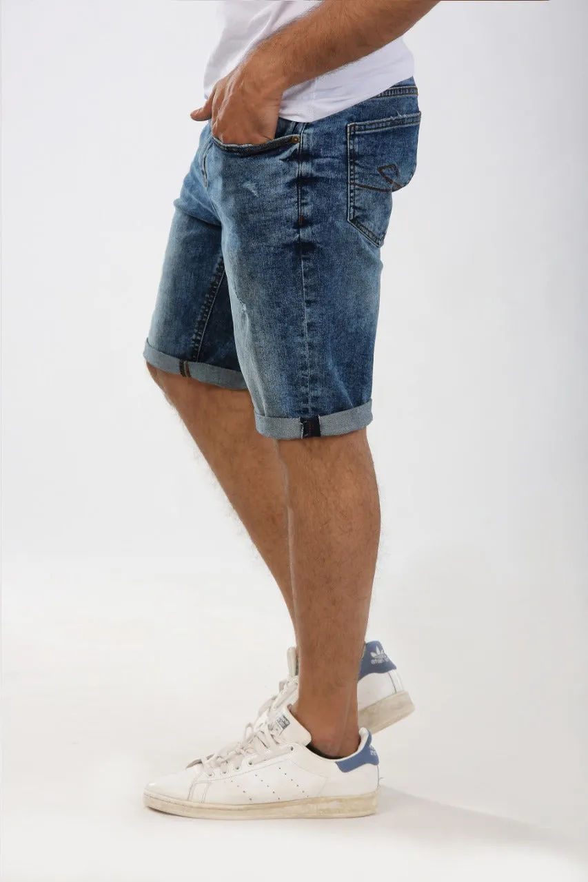 Shaz Acid-Wash Shorts