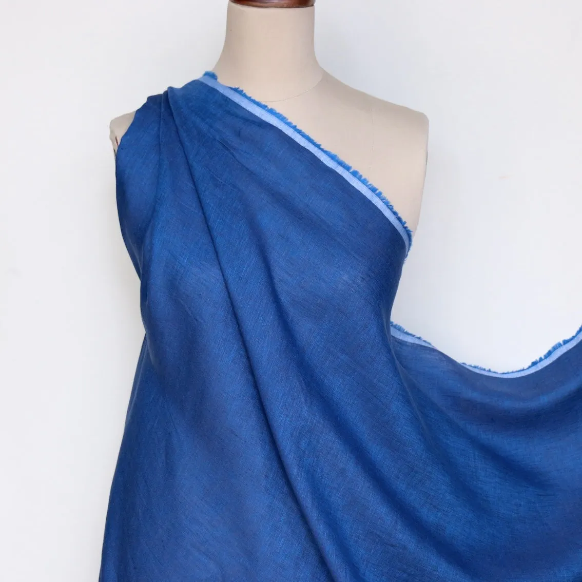 Silvana Blue Hanky Linen