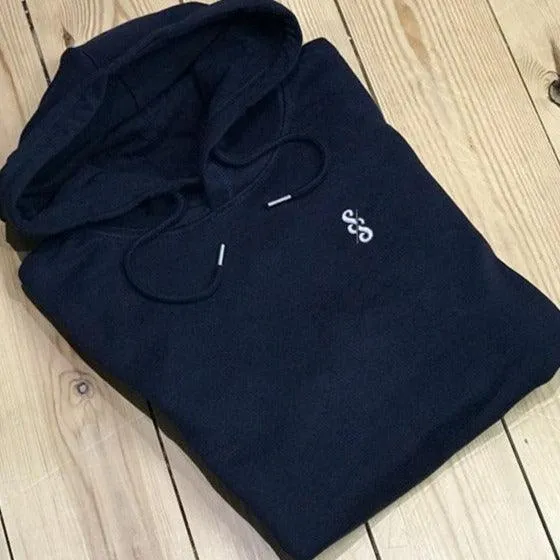 Spoke and Solace Monochrome Logo Hoodie (w)