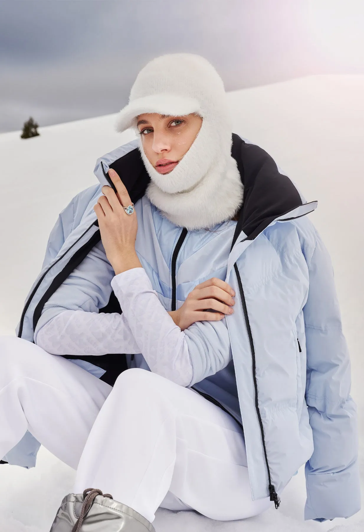 Sportalm Pale Blue Ski Jacket 1820541405