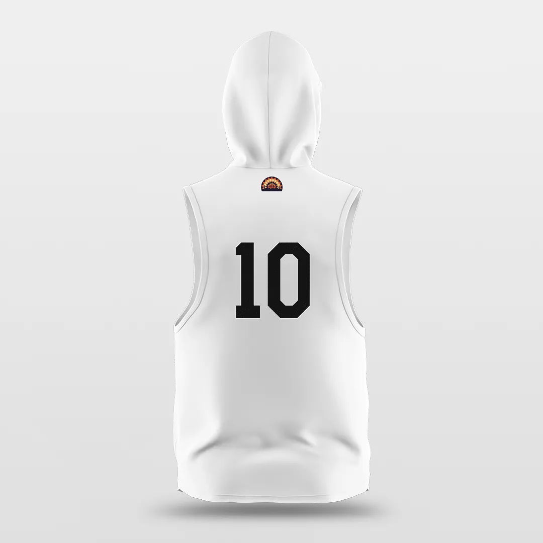 Sun Fire - Customized Basketball Sleeveless Hoodies