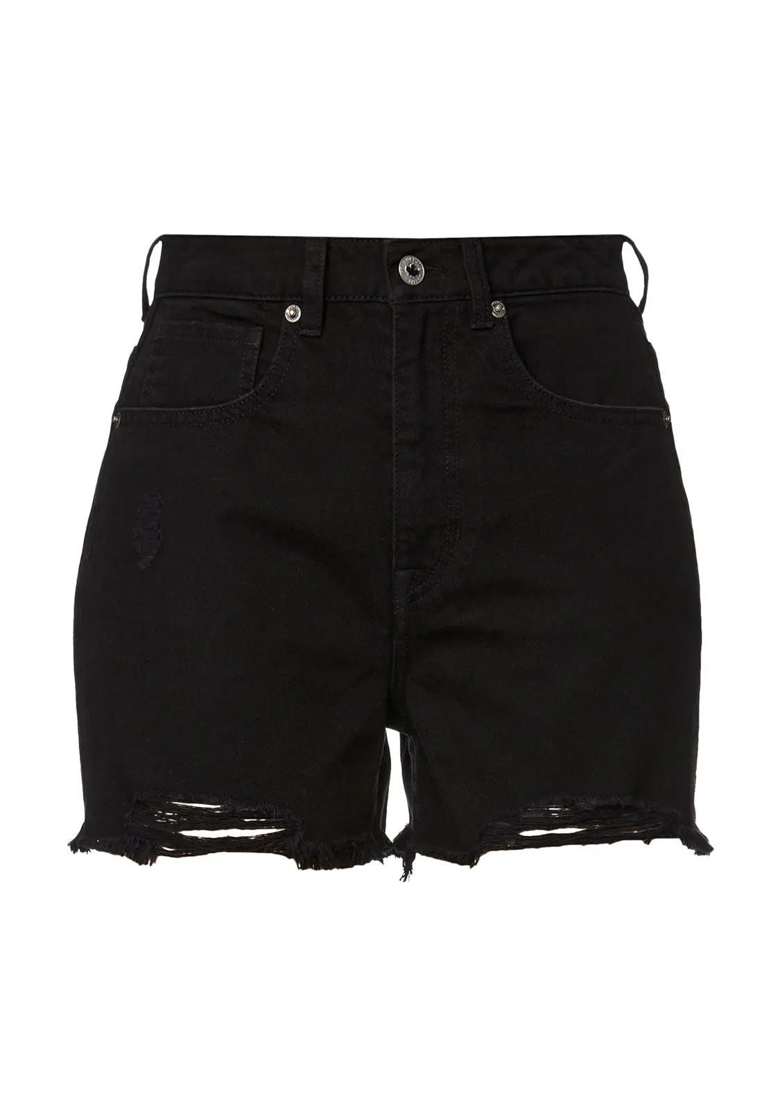 Super High Rise Joanna Frayed Shorts - BL15913