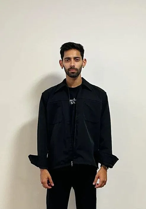 Thin Solidblck Jacket