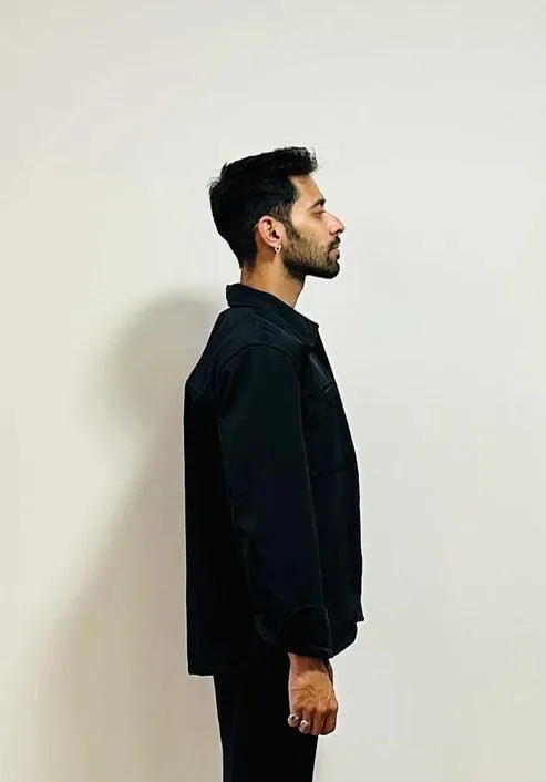 Thin Solidblck Jacket