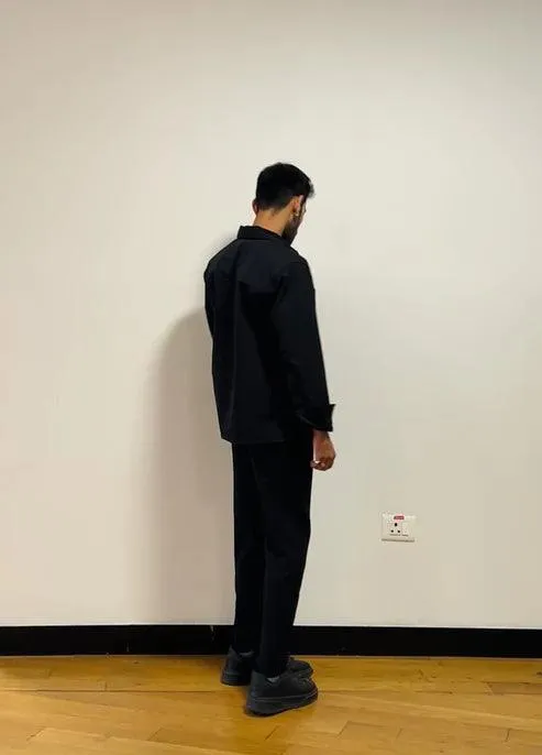 Thin Solidblck Jacket