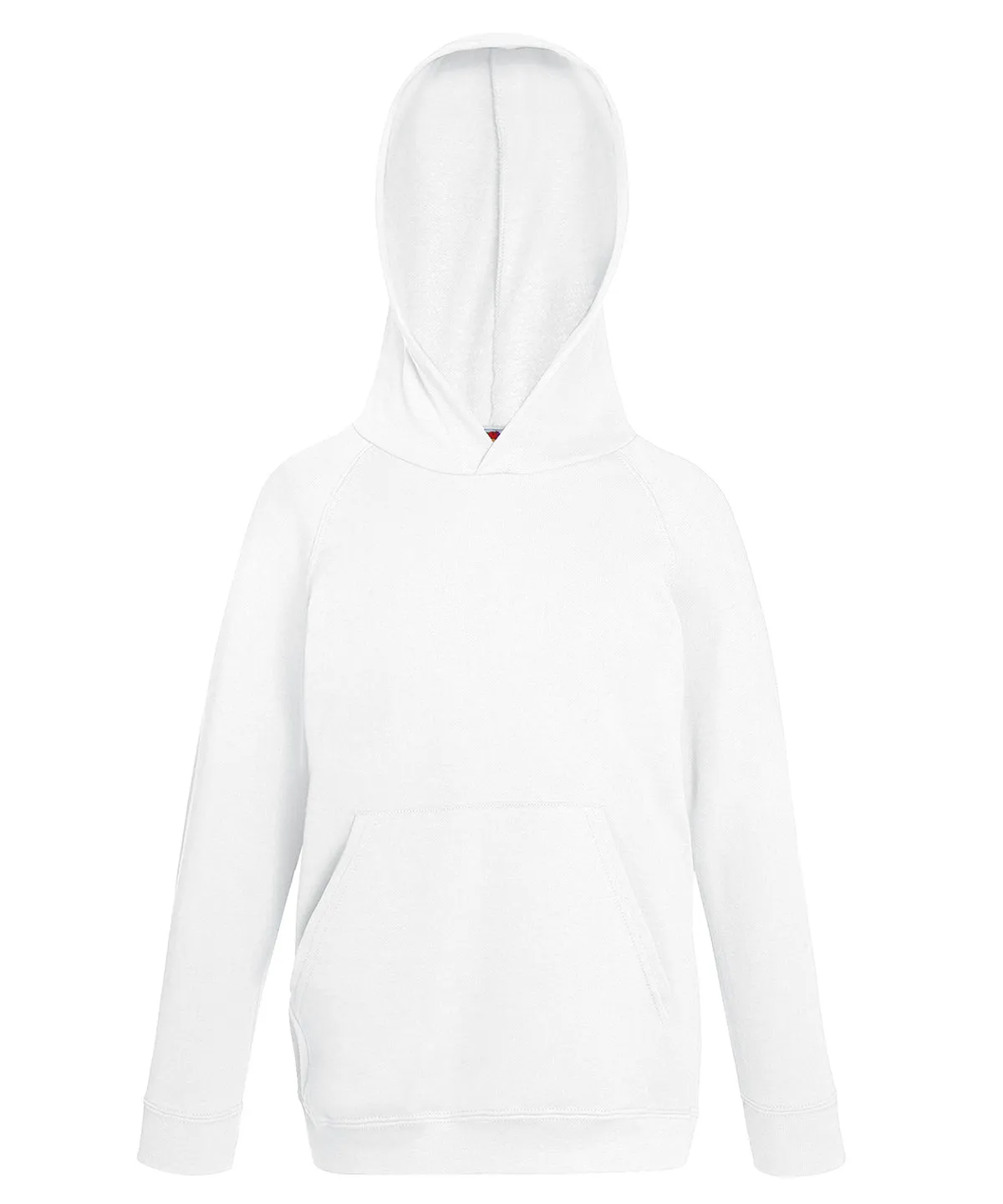 White - Kids lightweight hooded sweatshirt