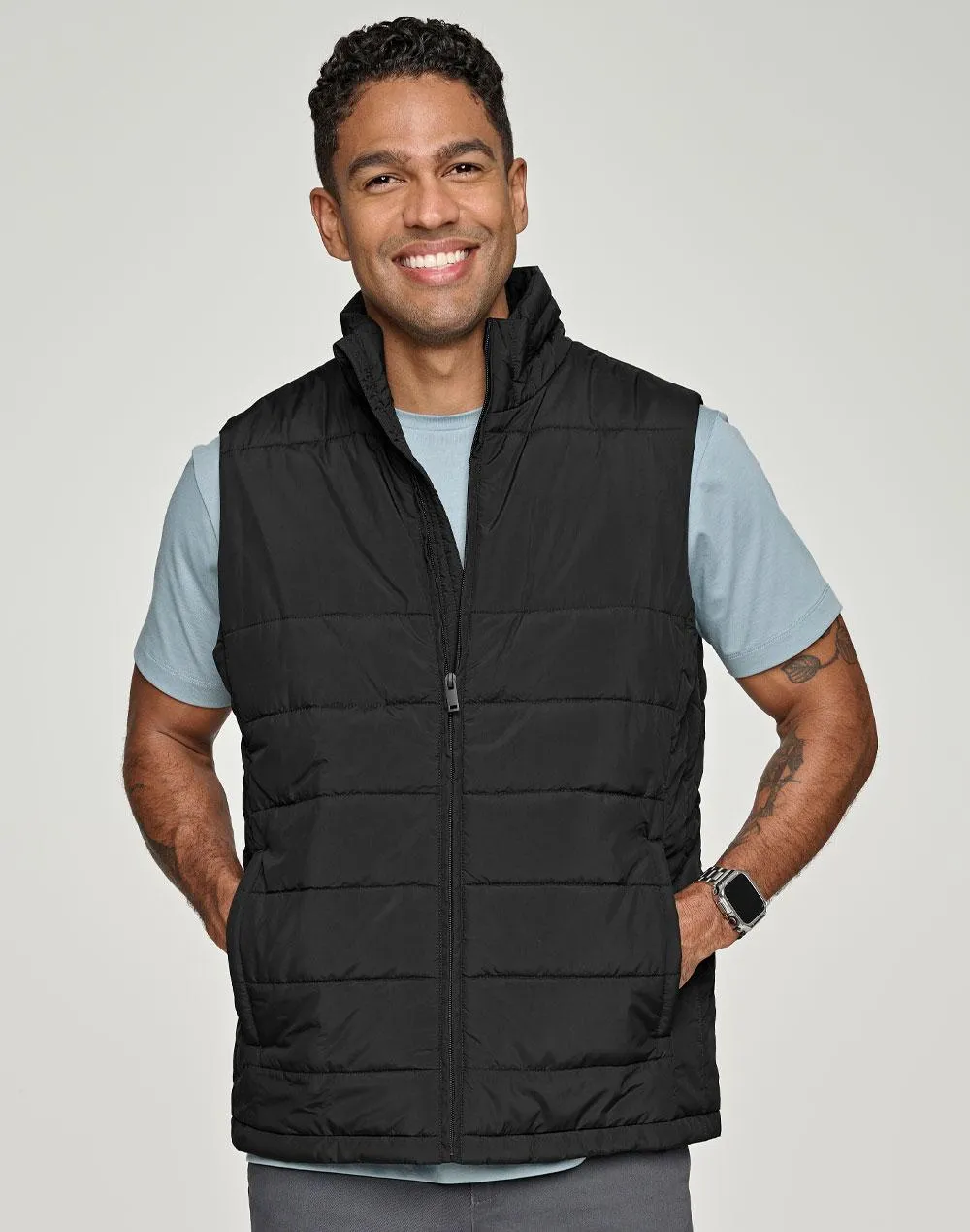 Winning Spirit Sustainable Insulated Puffer Vest (3D Cut) Men's (JK61)