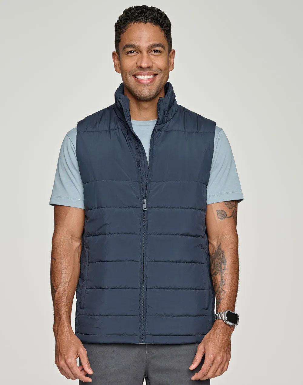 Winning Spirit Sustainable Insulated Puffer Vest (3D Cut) Men's (JK61)