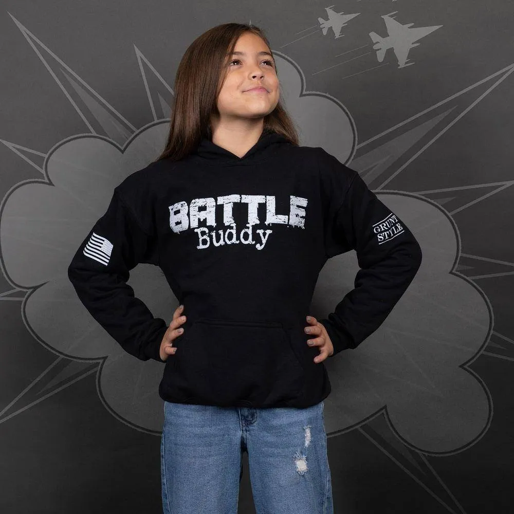 Youth Battle Buddy Hoodie - Black