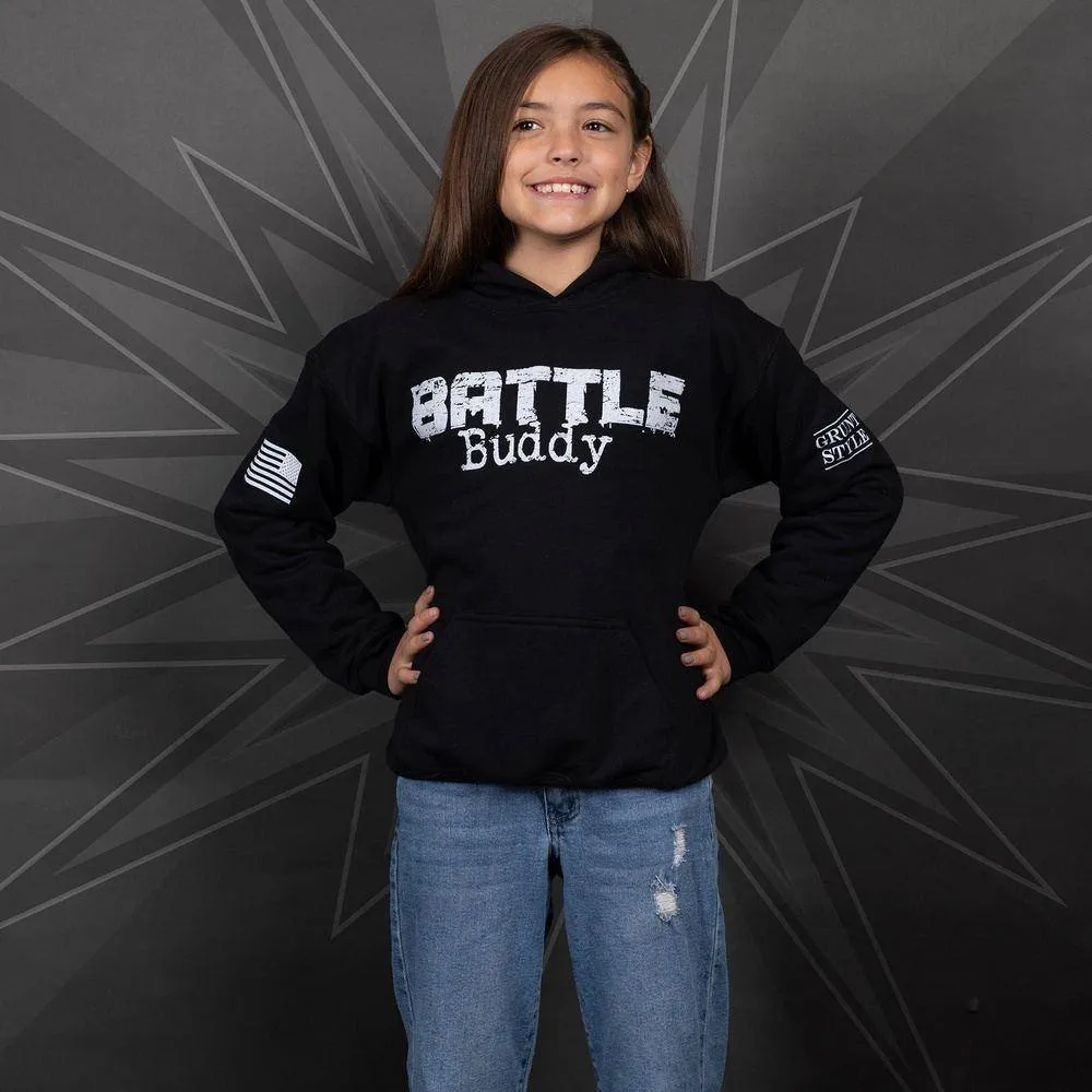 Youth Battle Buddy Hoodie - Black